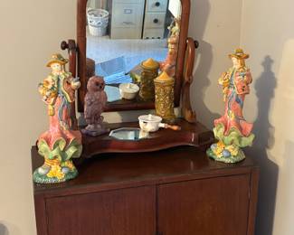 Antique Shaving Mirror