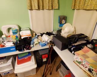 More storage containers and countless medical supplies/aides