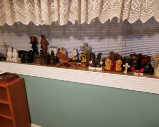 Dozens of pairs of bookends