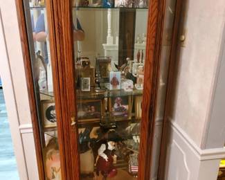 Curio cabinets and collectibles