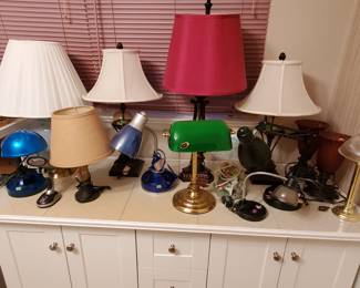 Lots of lamps to choose from