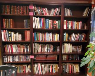 TONS of books, especially if you're interesting in spiritual reading or history; and some DVDs and CDs.