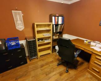 MORE office supplies, bookcases, and filing cabinets