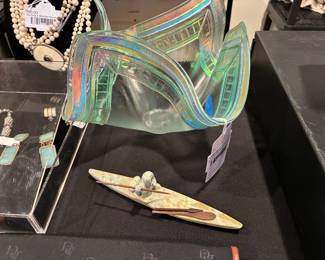 M.J Bailey Glass Sculpture
