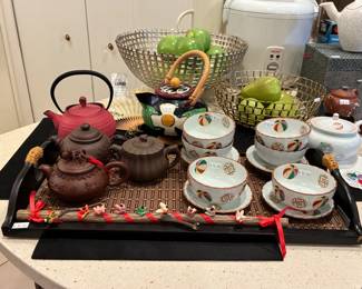 Tea Kettles, Tray