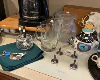 Glass Pitcher, Teapot by Joanne