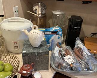 59pc Dansk Teak Silverware Set