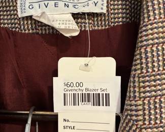 Givenchy Blazer Set