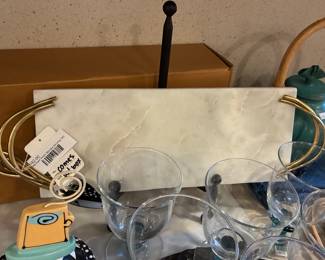 Michael Aram Marble Serving Set