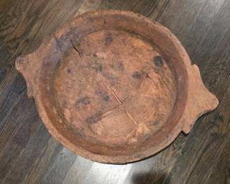 Antique dough bowl