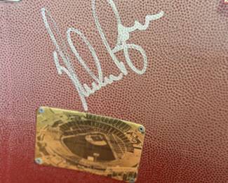 Yeah… 3 chairs, 3 Nolan Ryan signatures!