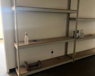Lots of industrial shelving!!  If you’ve been shopping this stuff you know how hard it is to find in quantity at. Reasonable prices! We ar first gone first served on these; pick up May be required to be towards the end of the sale if they are packed with merchandise.