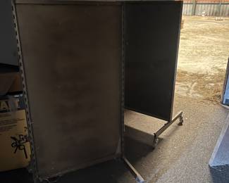 Rolling advertising  boards… get that business! Wait, we should be using these… oh well… sell it all!