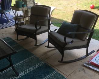 Patio rocking chairs 