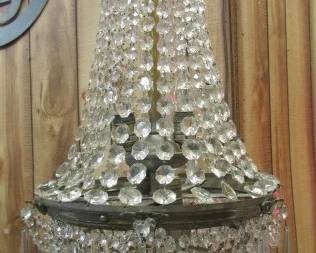 Antique Glass Chandelier
