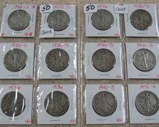 Walking Liberty Half Dollars