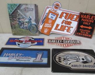Harley Davidson Signs