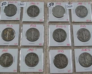 Walking Liberty Half Dollars