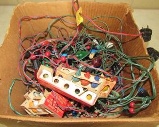 Strands of Vintage Christmas Lights