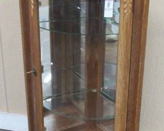 Mini Size Oak Display Cabinet