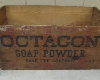 Soap Powder Wood Box