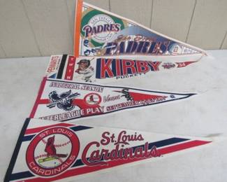 Vintage Sports Pennants 
