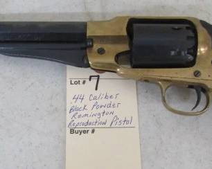 Remington Reproduction .44 Caliber Black Powder Pistol