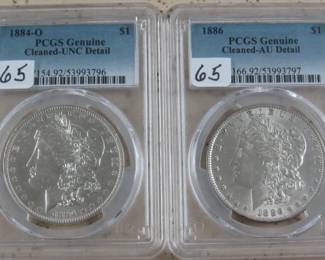 PCGS Morgan Silver Dollars