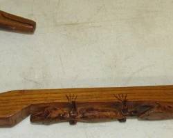 Unique Walking Cane w/Snake Eating Lizard - See Next Photo