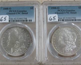 PCGS Morgan Silver Dollars