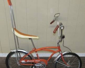 1960's - 1970's Huffy Cheater Slick Bicycle w/Banana Seat & Sissy Bar