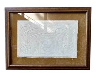 1 JosephPIlligRavenWhaleEmbossedPaperArtFramed