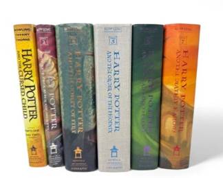 56 HarryPotterHardcoverBookLotYears247CursedChild