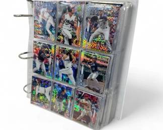 109 BaseballCardBinderw400ChromeRefractorCards