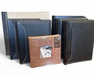 72 Setof7PhotoAlbumsAssortedSizesFinishesAllBrandNew