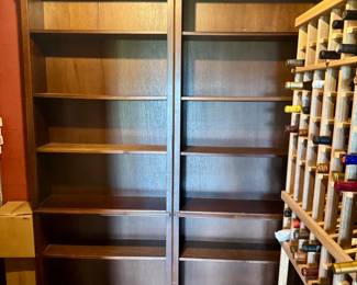 39 TallDoubleWoodBookcase84HeightClassicDesign