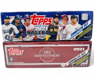 88 Topps2021BaseballCompleteSets2SealedMontgomeryClubBase