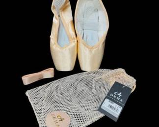 48 DehaKiriBalletPointeShoesSize8WwMeshBagRibbon