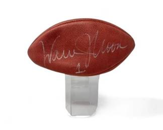 111 AuthenticWarrenMoonSignedWilsonNFLFootballNoCOA