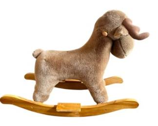 45 PotteryBarnKidsPlushMooseRocker