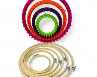 54 CraftLoomsEmbroideryHoopsKnitStitchRings