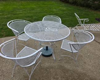 Outdoor patio furniture.