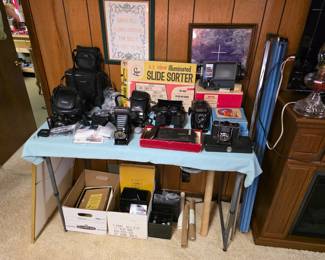 Vintage cameras and equipment!
