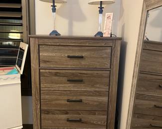 New dresser and matching bedside table