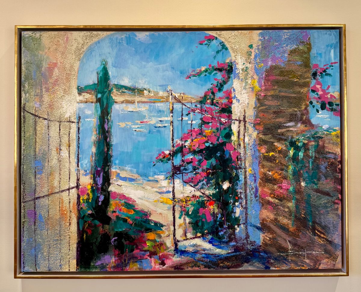 "Gateway to the Sea" Oil on Canvas, Signed