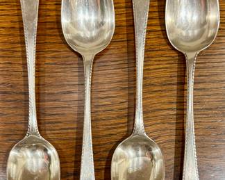 18th C. English Sterling Silver Spoons