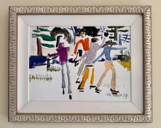 Oil on Canvas, Signed