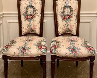 Upholstered Chairs - 6 Chairs & 1 Armchair