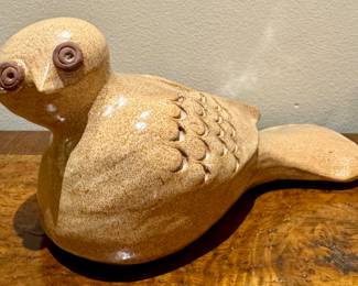 Art Pottery Dove, Signed
