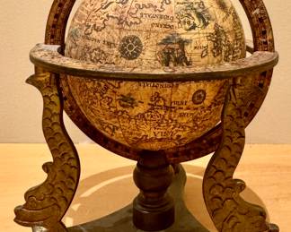 Brass Table Globe